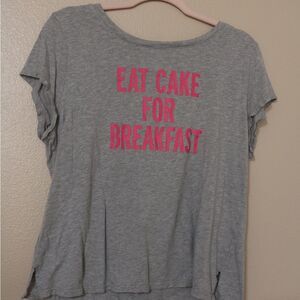 Kate Spade Eat Cake for Breakfast Sleep Shirt XL